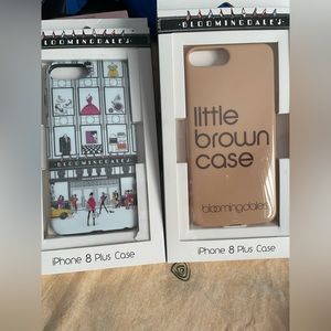Bloomingdales hardshell iphone 8 plus & iphone X case in box